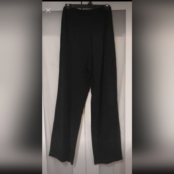 Neil and Davìd - Iced Tea Vintage black dress pants w/ back elastic waist, x-sm - Picture 2 of 4